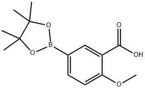 3-Carboxy-4-methoxyphenylboronic acid pinacol ester Structure