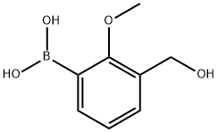 3-(Hydroxymethyl)-2-methoxyphenylboronic acid Structure