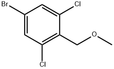 1-Bromo-3,5-dichloro-4-(methoxymethyl)benzene Struktur