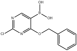 4-苄氧基-2-氯嘧啶-5-硼酸,2121513-94-6,结构式