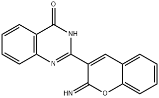 2-(2-imino-2H-chromen-3-yl)quinazolin-4(3H)-one Structure