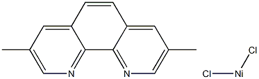 Nickel, dichloro(2,9-dimethyl-1,10-phenanthroline Struktur