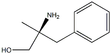 (S)-2-amino-2-methyl-3-phenylpropan-1-ol Struktur