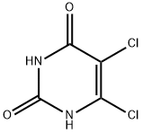 5,6-Dichloropyrimidine-2,4-diol 结构式