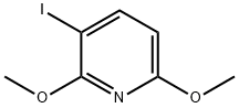 3-iodo-2,6-dimethoxypyridine 化学構造式