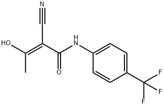 (E)-2-cyano-3-hydroxy-N-[4-(trifluoromethyl)phenyl]but-2-enamide