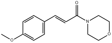 (E)-3-(4-methoxyphenyl)-1-morpholinoprop-2-en-1-one,21497-15-4,结构式