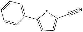 5-phenylthiophene-2-carbonitrile Structure