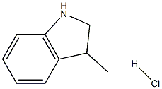 3-methyl-2,3-dihydro-1H-indole hydrochloride 结构式