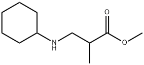 methyl 3-(cyclohexylamino)-2-methylpropanoate Structure