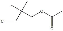 1-Propanol, 3-chloro-2,2-dimethyl-, acetate Structure