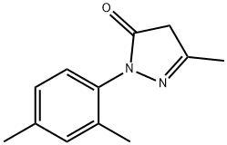 1-(2,4-dimethylphenyl)-3-methyl-1H-pyrazol-5(4H)-one Structure