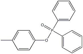 Phosphinic acid,diphenyl-, 4-methylphenyl ester (9CI) Struktur