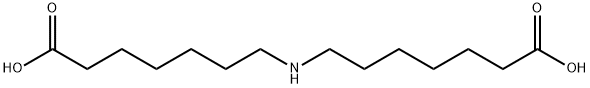 7,7'-azanediyldiheptanoic acid 化学構造式