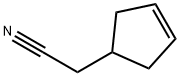3-CYCLOPENTEN-1-YLACETONITRILE 化学構造式