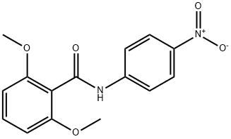 2,6-dimethoxy-N-(4-nitrophenyl)benzamide 结构式