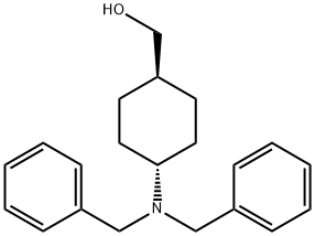 trans-4-[Bis(phenylmethyl)amino]cyclohexanemethanol Structure