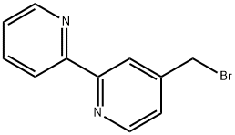 4-(bromomethyl)-2,2'-bipyridine 化学構造式