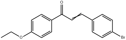 (2E)-3-(4-bromophenyl)-1-(4-ethoxyphenyl)prop-2-en-1-one Structure