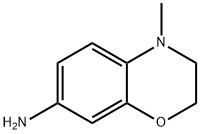 2H-1,4-Benzoxazin-7-amine, 3,4-dihydro-4-methyl- Struktur