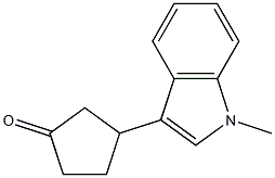 220970-48-9 Cyclopentanone, 3-(1-methyl-1H-indol-3-yl)-