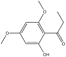 1-Propanone, 1-(2-hydroxy-4,6-dimethoxyphenyl)- Structure