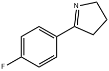 5-(4-氟苯基)-3,4-二氢-2H-吡咯, 22217-86-3, 结构式
