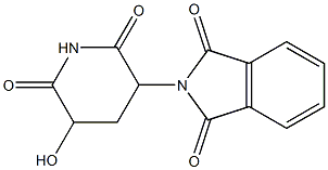 2-(5-羟基-2,6-二氧代哌啶-3-基)异吲哚啉-1,3-二酮,222991-42-6,结构式