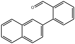 2-(2-Naphthalenyl)-benzaldehyde Struktur