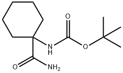 [1-(アミノカルボニル)シクロヘキシル]カルバミン酸TERT-ブチル 化学構造式