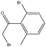2-Bromo-1-(2-bromo-6-methylphenyl)ethanone Structure