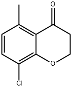 8-CHLORO-5-METHYL-3,4-DIHYDRO-2H-1-BENZOPYRAN-4-ONE Structure