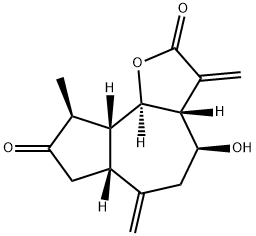 Azuleno[4,5-b]furan-2,8(3H,4H)-dione,octahydro-4-hydroxy-9-methyl-3,6-bis(methylene)-, (3aR,4S,6aR,9S,9aR,9bR)-|愈创木内酯