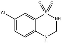 7-氯-3,4-二氢-2H-苯并[E][1,2,4]噻二嗪1,1-二氧化, 22503-74-8, 结构式