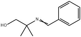 1-Propanol,2-methyl-2-[(phenylmethylene)amino]-, 22563-90-2, 结构式