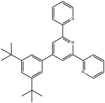 4-(3,5-Ditert-butylphenyl)-2,6-dipyridin-2-ylpyridine Structure