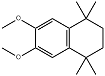 Naphthalene,1,2,3,4-tetrahydro-6,7-dimethoxy-1,1,4,4-tetramethyl- Struktur