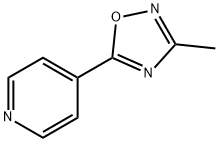 4-(3-methyl-1,2,4-oxadiazol-5-yl)pyridine Structure