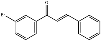 2-Propen-1-one,1-(3-bromophenyl)-3-phenyl-, (2E)- Structure