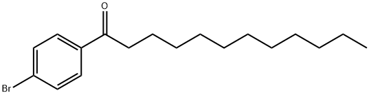 1-(4-BROMOPHENYL)DODECAN-1-ONE Struktur