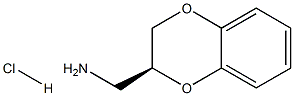 (S)-(2,3-DIHYDROBENZO[B][1,4]DIOXIN-2-YL)METHANAMINE HCL Struktur