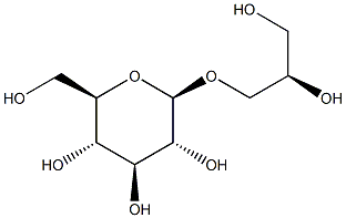 b-D-Glucopyranoside,(2R)-2,3-dihydroxypropyl,23202-73-5,结构式