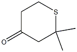 4H-Thiopyran-4-one,tetrahydro-2,2-dimethyl- Structure