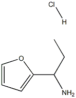 1-(furan-2-yl)propan-1-amine hydrochloride Struktur