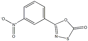 1,3,4-Oxathiazol-2-one,(3-nitrophenyl)- Structure