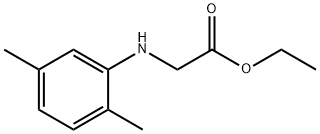 Glycine,N-(2,5-dimethylphenyl)-, ethyl ester Struktur