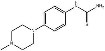 1-(4-(4-甲基哌嗪-1-基)苯基)硫脲, 23861-84-9, 结构式