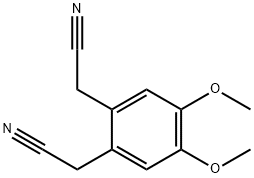 4,5-Dimethoxy-1,2-benzenediacetonitrile Structure