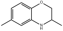 3,6-ジメチル-3,4-ジヒドロ-2H-1,4-ベンゾオキサジン 化学構造式
