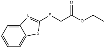 ethyl 2-(benzo[d]thiazol-2-ylthio)acetate Struktur